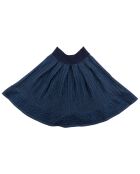 Jupe Freshy bleu marine/lurex