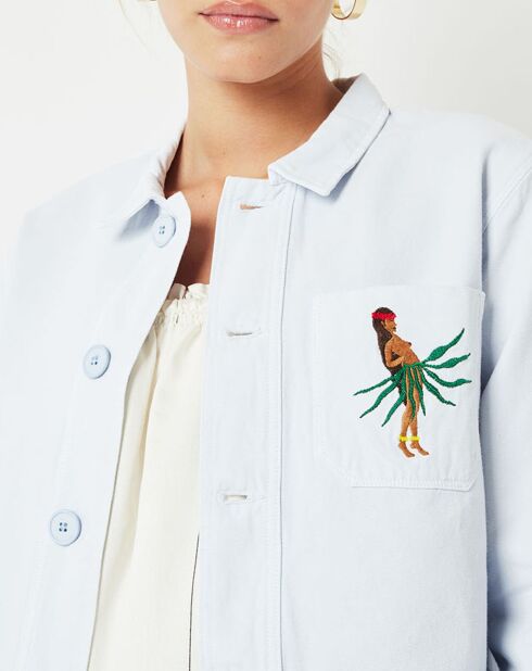 Veste Gabriella bleu ciel