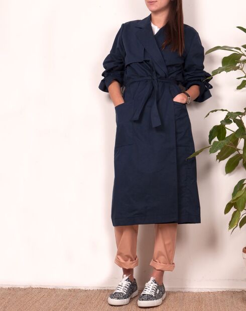 Trench blu marino Galaxie