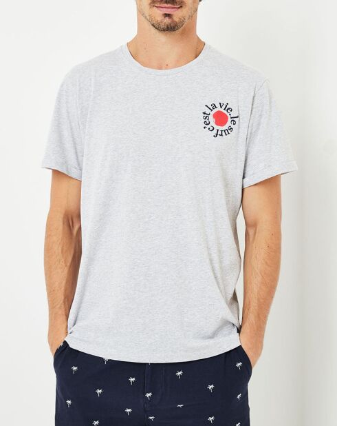 T-Shirt Galet gris clair