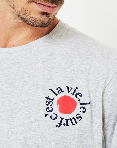 T-Shirt Galet gris clair