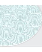 4 Sets de table par set ronds Vagues japonaises 1 multicolores - D.40 cm