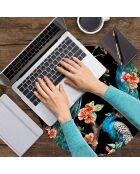 4 manteles individuales multicolores Peacock 7 - D.40 cm