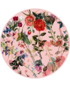 4 veelkleurige ronde lente-placemats - D.40 cm