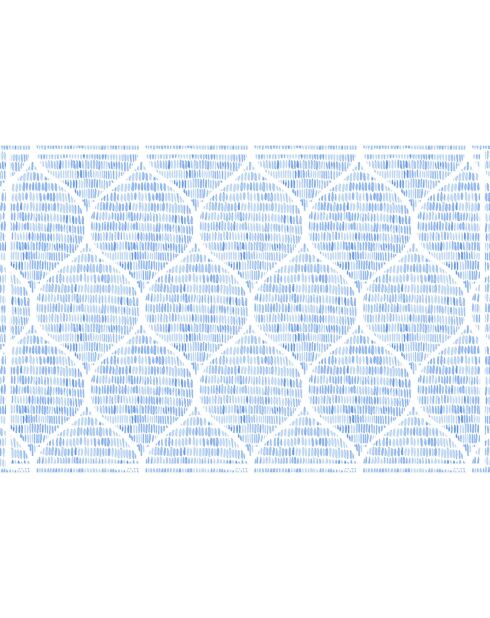 4 rechteckige Tischsets aus blauem arabischem Marmor - 30x45 cm