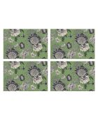 4 tovagliette rettangolari bird 9 multicolore - 30x45 cm