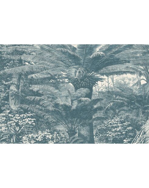 4 Sets de table rectangulaires Santo Domingo bleus - 30x45 cm