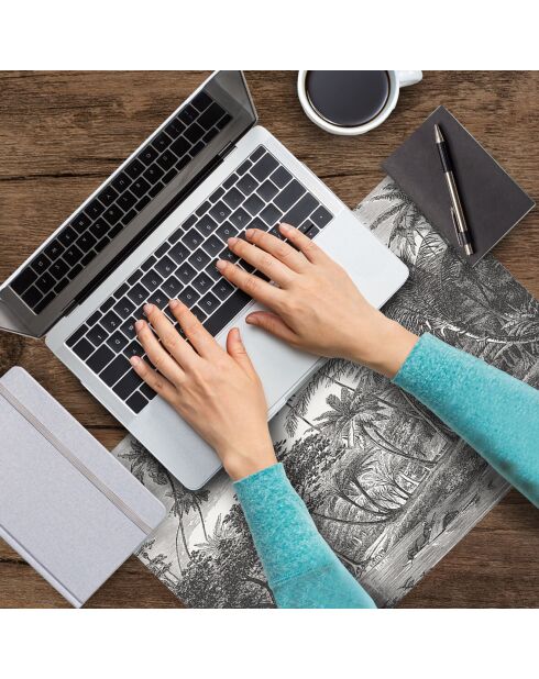 4 manteles individuales rectangulares con manteles individuales multicolores de Puerto Rico - 30x45 cm