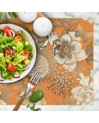 4 rechteckige Vogel-Tischsets 10 mehrfarbig - 30x45 cm