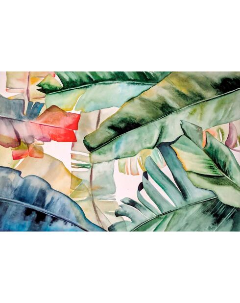 4 Sets de table rectangulairess leaves_colours multicolores - 30x45 cm