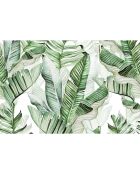 4 rechteckige Tischsets mit mehrfarbigem exotischem Palmenmuster - 30x45 cm