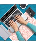 4 Sets de table rectangulairess art-deco corail - 30x45 cm