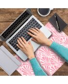 4 Sets de table rectangulairess art-déco roses - 30x45 cm