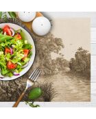 4 Sets de table rectangulaires Tobago multicolores - 30x45 cm