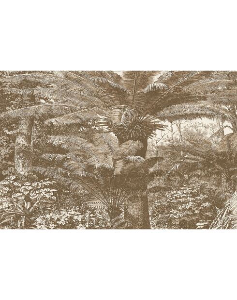 4 manteles individuales rectangulares Santo Domingo sepia - 30x45 cm