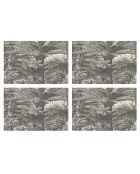 4 Sets de table rectangulaires Santo Domingo multicolores - 30x45 cm