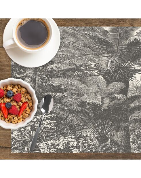 4 Sets de table rectangulaires Santo Domingo multicolores - 30x45 cm