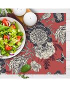 4 tovagliette rettangolari bird 8 multicolore - 30x45 cm