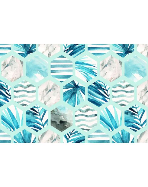 4 tovagliette rettangolari multicolori Mar Mediterraneo - 30x45 cm