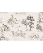 4 tovagliette rettangolari - Donne nei campi tovagliette multicolore seppia - 30x45 cm