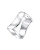 Marea zilveren ring met rhodium