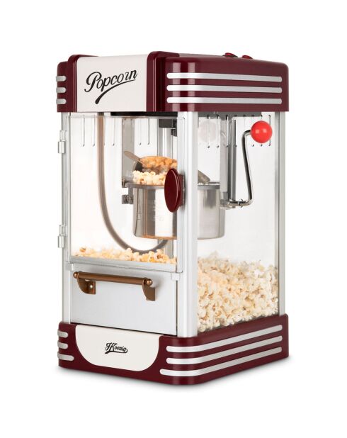 Rote Popcornmaschine