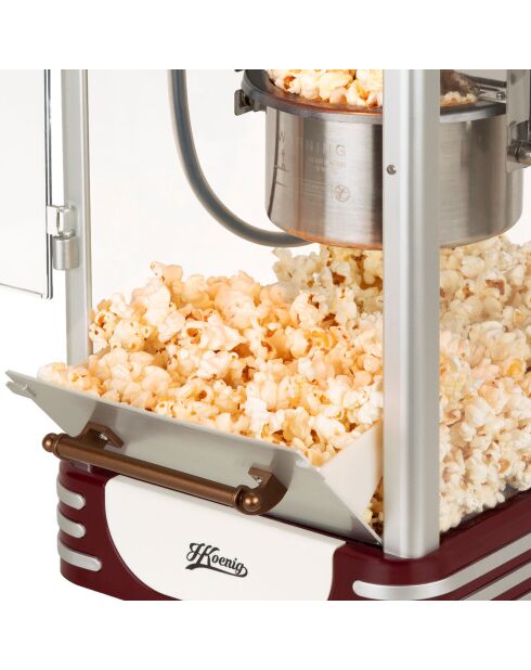 Rote Popcornmaschine