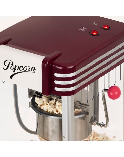 Rote Popcornmaschine