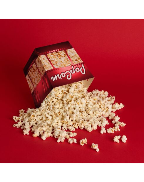 Rote Popcornmaschine