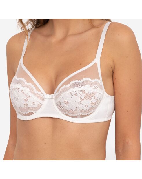 Ivoorkleurige bh Emma met beugel