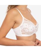 Emma ivoorkleurige triangelbeha met beugel zonder naden