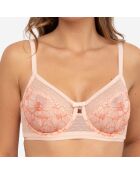 Soutien-gorge avec armatures Céline rose