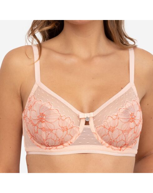 Soutien-gorge avec armatures Céline rose