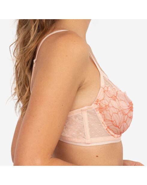 Soutien-gorge avec armatures Céline rose