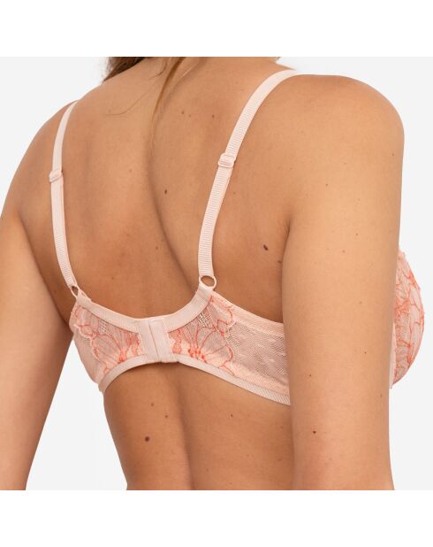 Soutien-gorge avec armatures Céline rose