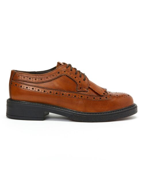 Derbies en Cuir Gus marron