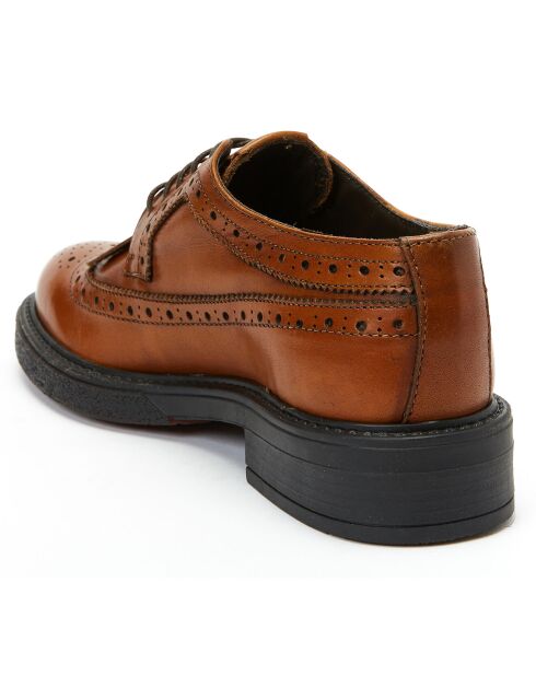 Derbies en Cuir Gus marron