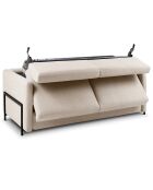 Canapé Convertible Yanis 2 Places beige - 182x102x80 cm