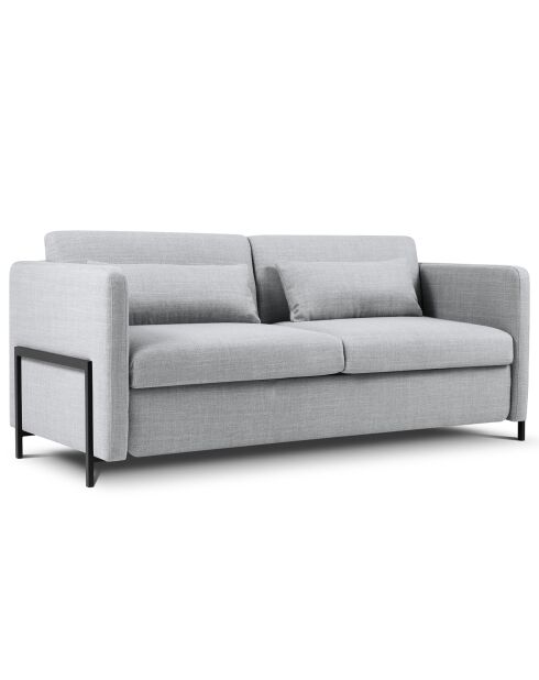 Canapé Convertible Yanis 2 Places gris clair - 182x102x80 cm