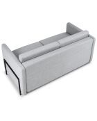 Canapé Convertible Yanis 2 Places gris clair - 182x102x80 cm