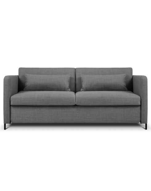 Canapé Convertible Yanis 2 Places gris - 182x102x80 cm