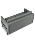 Canapé Convertible Yanis 2 Places gris - 182x102x80 cm