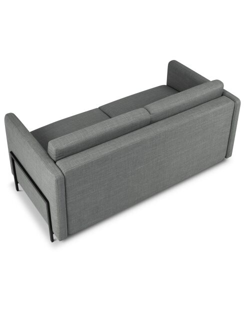 Canapé Convertible Yanis 2 Places gris - 182x102x80 cm