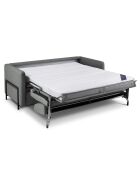 Canapé Convertible Yanis 2 Places gris - 182x102x80 cm