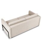 Canapé Convertible Yanis 3 Places beige - 202x102x80 cm