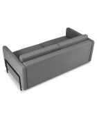 Canapé Convertible Yanis 3 Places gris - 202x102x80 cm