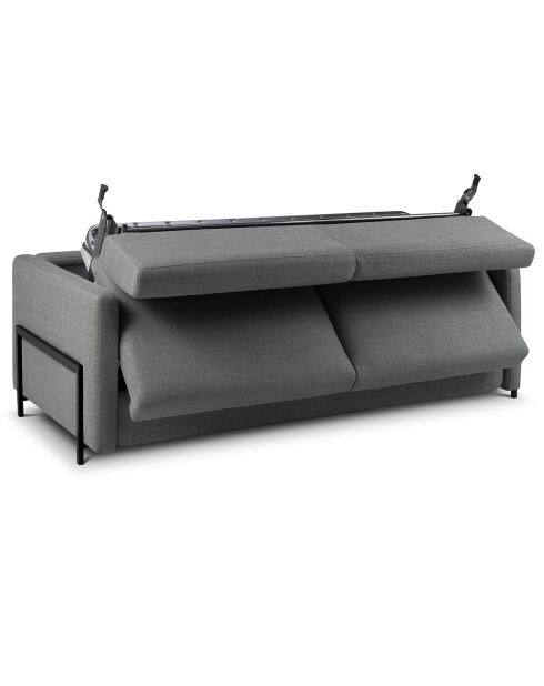 Canapé Convertible Yanis 3 Places gris - 202x102x80 cm