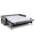 Canapé Convertible Yanis 3 Places gris - 202x102x80 cm
