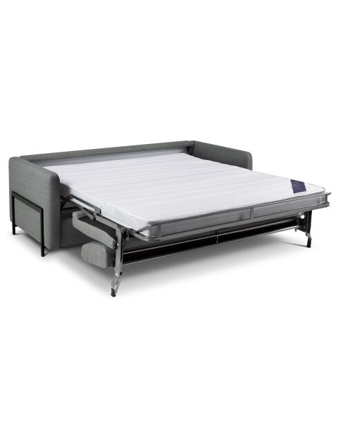 Canapé Convertible Yanis 3 Places gris - 202x102x80 cm