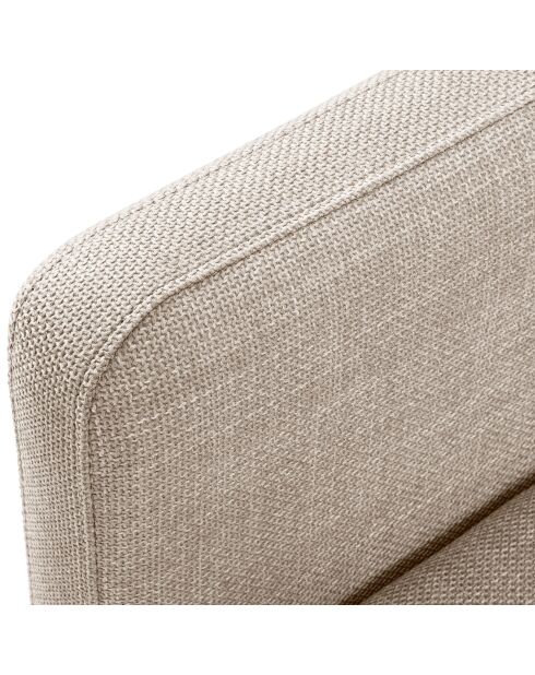 Divano angolare sinistro convertibile a 5 posti Yanis con cassapanca beige - 280x170x80 cm